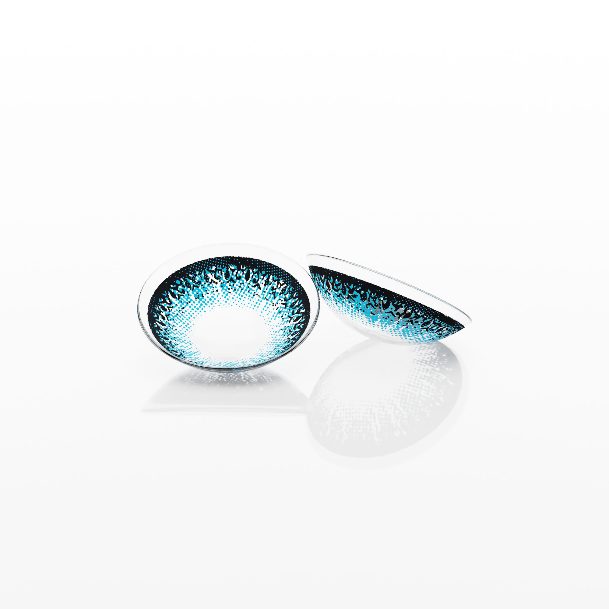 Голубые контактные линзы ILLUSION FASHION ADONIS BLUE