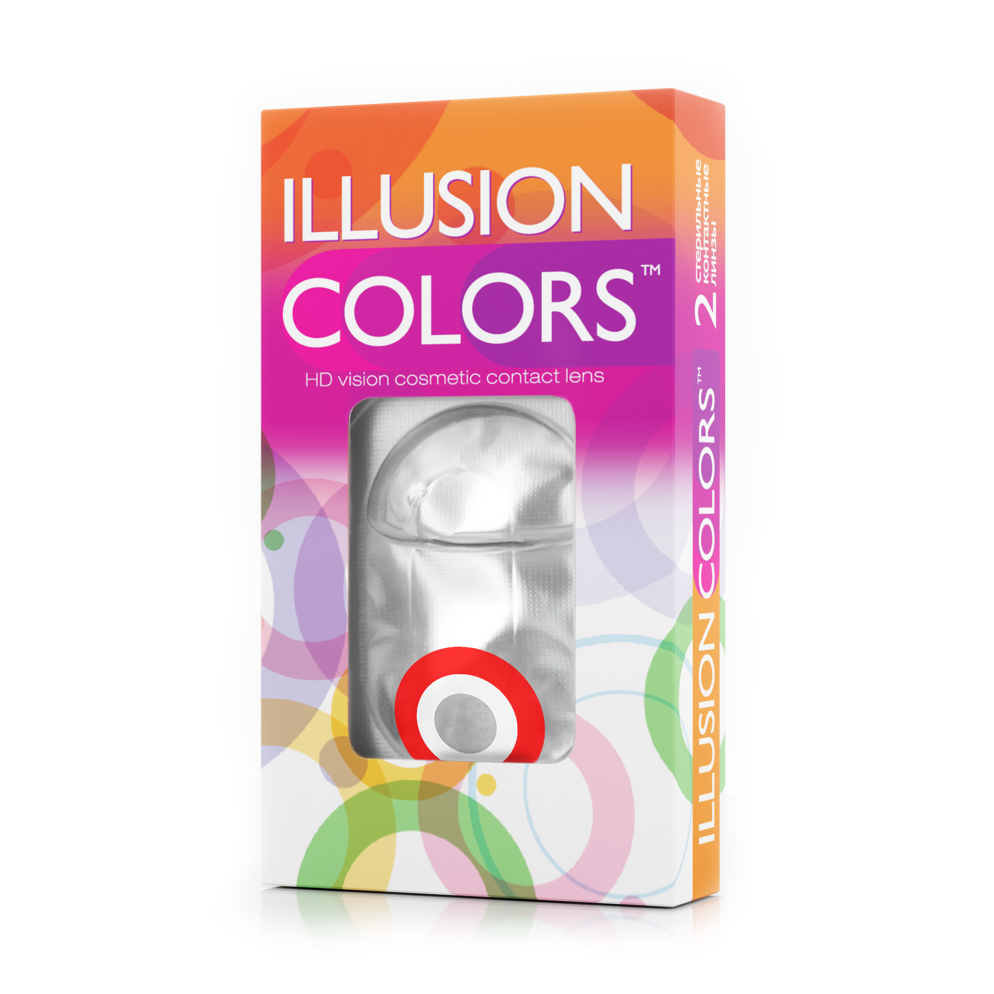 Контактные линзы ILLUSION COLORS RIO 13 в упаковке