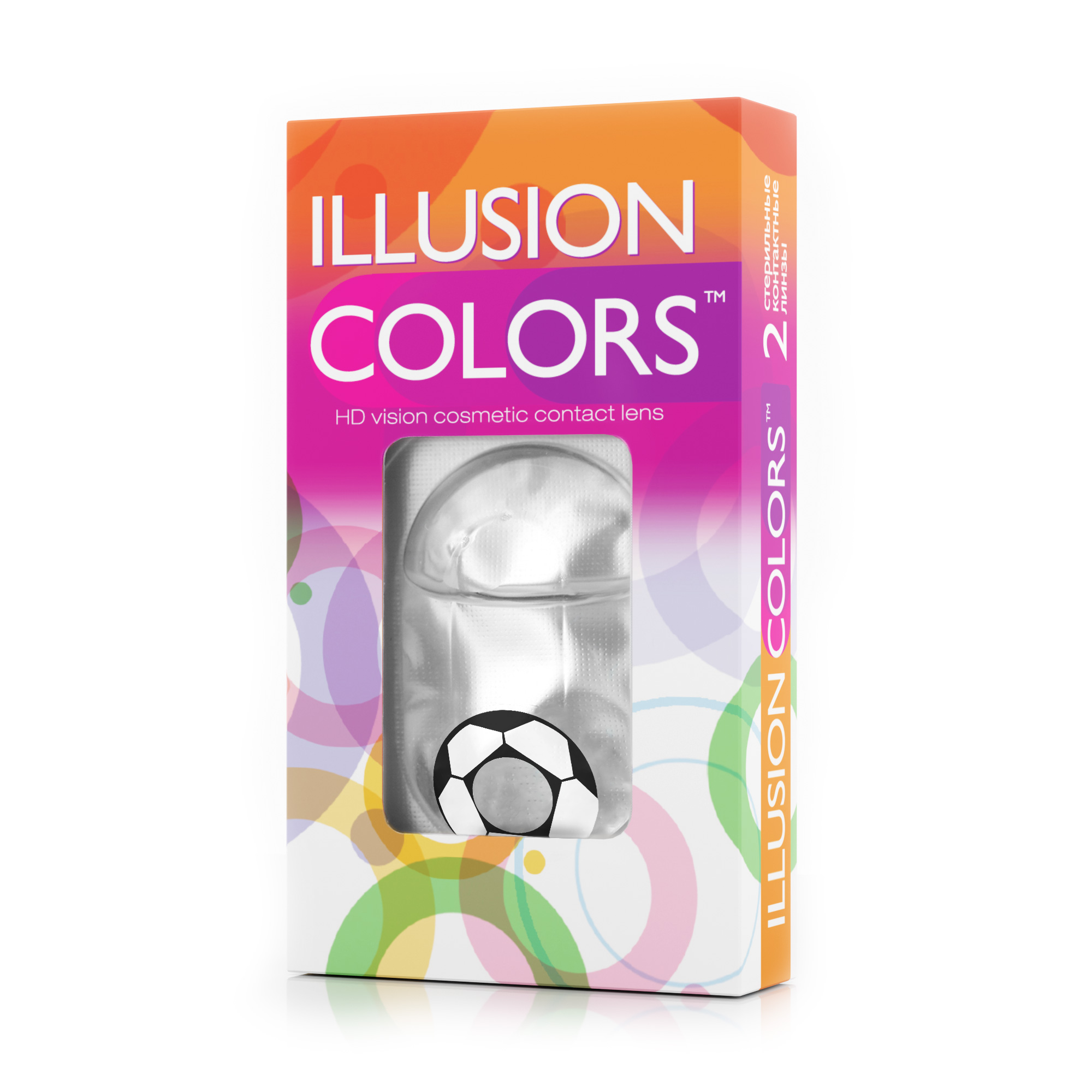 Контактные линзы ILLUSION COLORS RIO 32 в упаковке