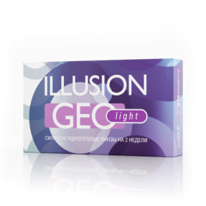 Силикон-гидрогелевые контактные линзы ILLUSION GEO LIGHT