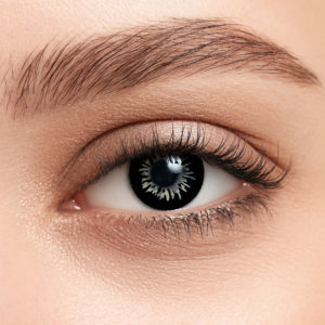Черные контактные линзы ILLUSION COLORS SHINE BLACK